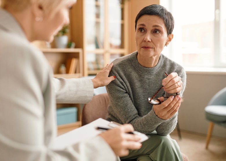 Beratungsgespräch mit Patientin